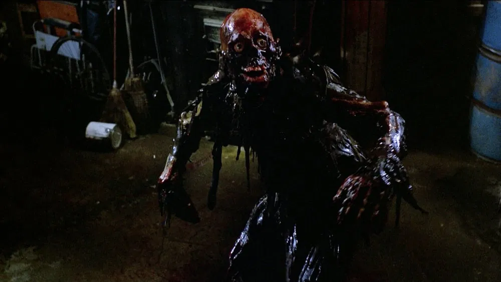 Still from Dan O'Bannon's The Return of the Living Dead (1985)