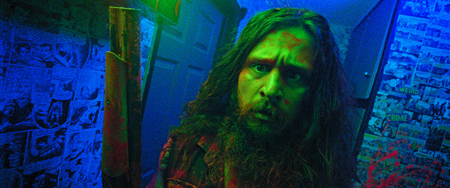 Still from Joe Begos' Jimmy & Stiggs (2024)